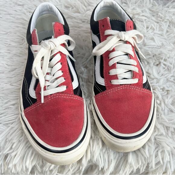 Vans Vintage Sport Black Hot Pink Low-Top Sk8 Sneakers Unisex 8.5 Men - 10 Women - Picture 11 of 13